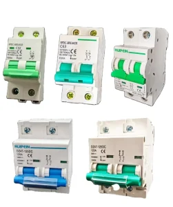 Ruipein 3P 63 DC1000V 10kA 63A Copper Air Three Phase Circuit Breaker MCB CE for 50 60Hz for Home Solar