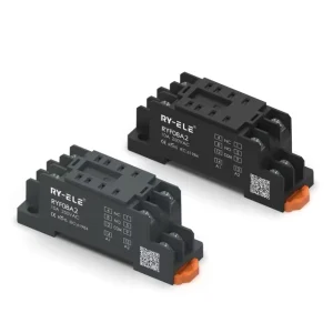 Ry ele Customizable 12A 250VAC Subminiature RYF08A2 Voltage Relay Switch Socket 8P Low Power General Purpose Sealed Protection