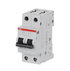 S202-D16 2P 16A D Curve MCB Mini Circuit Breaker Overload Short Circuit Protection for Industrial Motor Power System