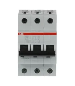 S203-C16 3 Pole 16A C Curve Miniature Circuit Breaker 6kA 400V for Residential Commercial Industrial Protection