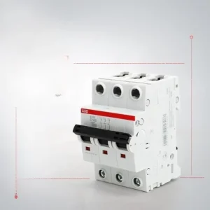S203-C50 MCB Miniature Circuit Breaker 3P 50A C Curve 6kA 230 400V AC Overload Short Circuit Protection DIN Rail Mount