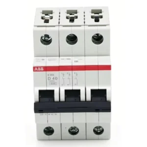 S203-D40 40A 3P Type D MCB 6kA Breaking Capacity 400V AC Miniature Circuit Breaker for Motor Circuit Protection