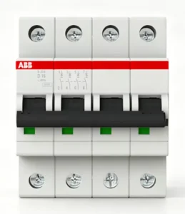 S204 D16 4 Pole 16A D Curve MCB 6kA 400V AC DIN Rail Mount Miniature Circuit Breaker and Transformer Protection