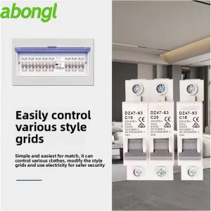 SAA Certified Australian Standard Miniature Circuit Breaker Integrated House RV Overload ProtectionAirSwitchCircuitBreakerAbongl