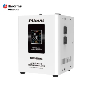 SAC 2KVA AC Single Phase Voltage Regulator Relay High Precision 95-270V Input LED Display Stabilizer