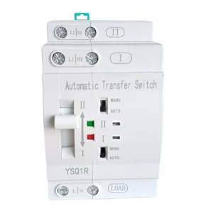 SANYUE Automatic Transfer Switch YSQ1R 63 2P Dual Power 2P Pole PC Type 230V Rated Industrial Use