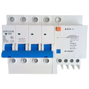 SANYUE GCB1LE 63 4P 4pole 63A 380V 6kA Residual Current Earth Leakage Circuit Breaker MCB