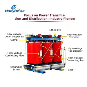 SCB 12 Dry Type Transformer 100kVA Three Phase Low Voltage Transformer 11kV Step Down Cast Resin Explosion Proof Transformer