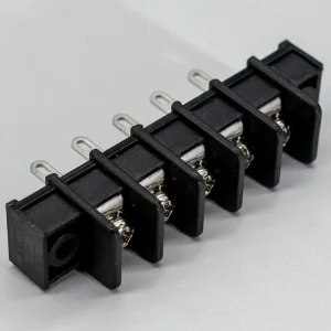 SCED PBT PCB Terminal Block 8.255mm CUL CE 12-26 AWG 300V 2-30 Poles Barrier Terminal Block