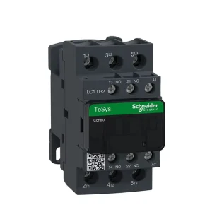 SCHNELDER LC1D32M7C 32A Three phase AC Contactor 110VDC ABS Material Industrial Universal 50/60Hz
