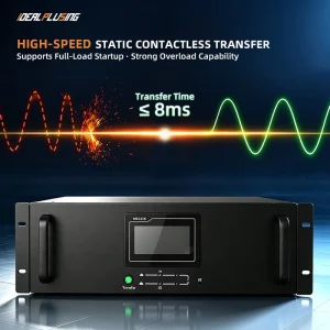 SCR Static Transfer Switch 380VAC 80A Dual Input with 50/60Hz Zero Power Interruption Automatic Switching for Data Center OEM