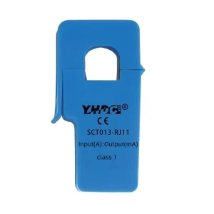 SCT013 RJ11 Split Core Current Transformer 100A 50mA 1% Accuracy Ferrite Core RJ11 Connector Passive Device Shielded Cable