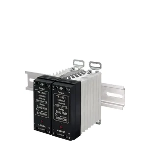 SDA25S48-TB Din Rail Installation SSR Relay Heat Sink DA/AA Module DC Solid-State Epoxy Encapsulated 25A -30-80