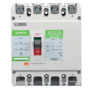 SGM1 250 Mccb 250A 3pole Dc Moulded Case Circuit Breakers Miniature Circuit Breaker MCB