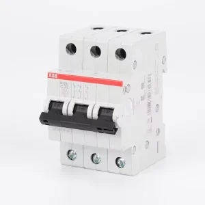 SH203 C32 3 Pole 32A C Curve 6kA 230 400V AC DIN Rail Mounted Circuit Breaker