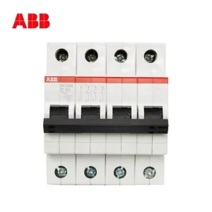 SH204-C63 MCB 4P 63A C Curve 6kA 230/400V AC DIN Rail Miniature Circuit Breaker