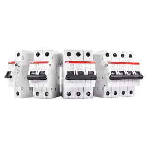 SH204 Industrial 4P Miniature Circuit Breaker 16A 20A 25A 32A 6kA Breaking Capacity