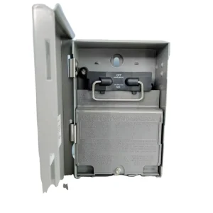 SIDE OPEN AC Disconnect Box Switches With Indicator Light For Blown Fuse 60A FUSED For CUL Waterproof Steel
