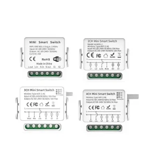 SIXWGH 16A 240V WiFi Smart Switch Alexa Google Assistant Voice Control Timer Function No Hub Required Remote Control Switches