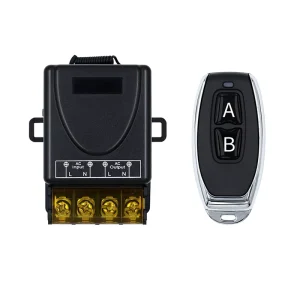 SIXWGH RF433 30A Wireless Remote ControlSwitch 110V 220V High Power for WaterPump Motor&Lamp Easy Installation-No WiringRequired