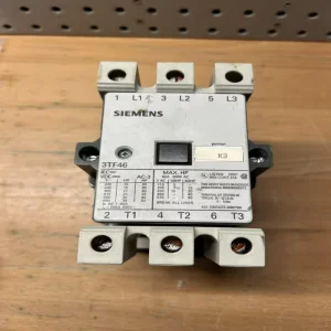 SIZE 2 Contactor 3TF46 80AMP 24VCOIL 3PH 600VOLT 50HP W1