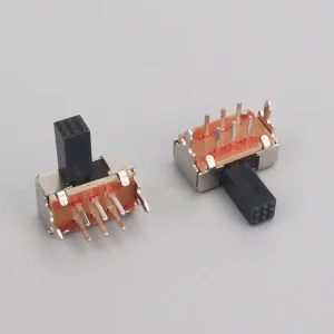 SK22D02GBT Slide Switch SMD SPDT 6 Pins 2 Way Toggle 12V Sliding Switch Stainless Steel Nylon Manufacturer