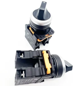 SKB0 11X 22mm Selector Button Knob Momentary Self reset or Maintained Latch LA38 11X Short Body Space Saving Rotary Switch