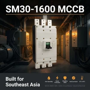 SM30-1600S/3300 Moulded Case Circuit Breaker (MCCB) Thermal-Magnetic 3P 400V 10kA Low Voltage