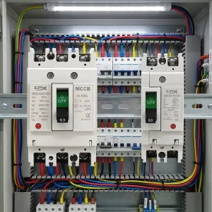 SM30 63CW 30 40 50 60A Moulded Case Circuit Breaker 2P MCCB with High Breaking Capacity 2.5ka 400V 3P 50A Rated Current