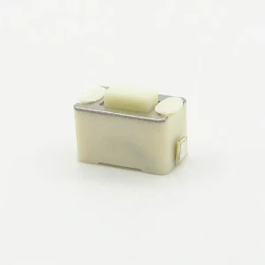 SMD Tact Switch Creamy White Nylon Square Short Pins Vertical Surface Mount for Micro Current Tact Switch