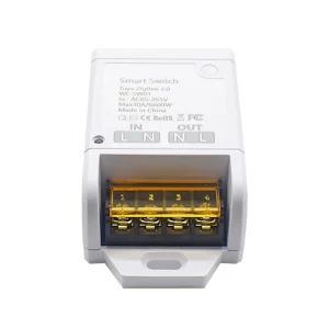 SMG F0404 Zigbee 30A 6600W Tuya Smart Remote Control Switch 220V Breaker 20A Relay Module RF Receiver AC85-250V