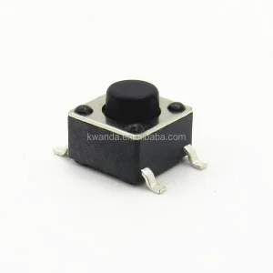 SMT Tact Switch 6×6 Micro Parking Square SMD Push Button Reel Plastic/Nylon/Brass/Metal Tact Switch