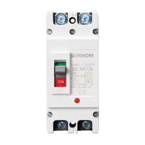SNMI 125 Factory 2P 150a 550v MCCB Manufacturer of PV Dc Molded case Circuit Breaker