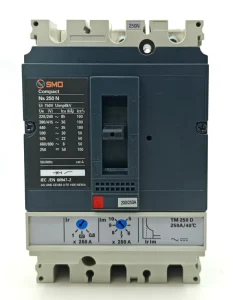 SNS 250 3P AC690V 36KA Automatic Reset MCCB Customizable Overload Protector Moulded Case Circuit