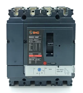 SNSX 4P100F MCCB 36kA AC690V Compact Moulded Case Circuit Breaker with Copper Coil