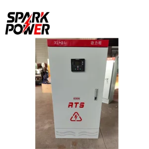 SPARK POWER 630A Dual Power Automatic Transfer Switch Control Box Metal Diesel Generator Electric Control Cabinet Panel