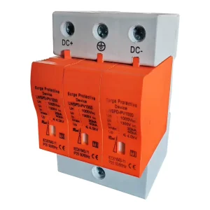 SPD-600v Single-Phase 600V Solar Power Systems Protective Arrester Device 40KA 2P 3P 4P T2 Type Lightning Surge Copper