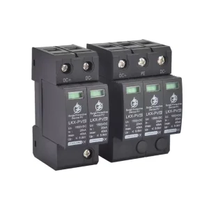 SPD PV DC 1500V Surge Protector Waterproof Surge Protection Devices Black 40 20 T2 Surge Protector 250 Maxi <=5.0kV