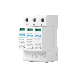 SPD Surge Protection Device T1 Type IP20 Waterproof DC PV 1000V 60KA Solar Outdoor Lightning Surge Arrester Protector