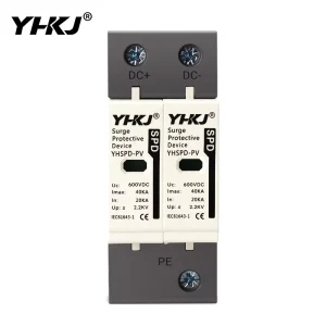 SPD Surge Protective Device T2 DC600V DC800V DC1000V 2P 3P PC Flame Retardant Shell