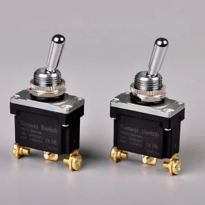 SPST Screws Terminal (ON) ON Waterproof Momentary Heavy Duty Rocker Toggle Switches