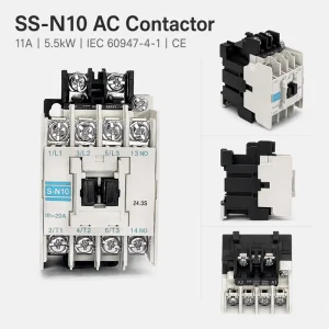 SPX DIN Rail IEC Magnetic Contactor 10A AC Contactor 24V 36V 48V 110V 220V 230V 380V AC Contactor