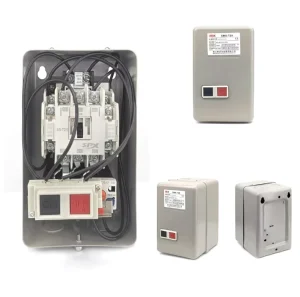 SPX SMS T25 50A Magnetic Starter AC 220V 380V 7.5-10KW Iron Electromagnetic Motor Switch with Overload Protection