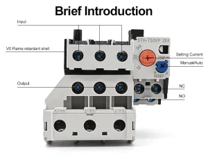 SPX Thermal Overload Relay AC 29A STH T50KP Motor Protection Model Low Power Contact Load General Purpose Switch