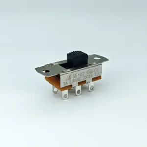 SS-22H56 3A 250V AC DPDT Toggle Switch Maintained Type Copper IP40 Pin PCB Terminals 10000 Cycles Mechanical Life