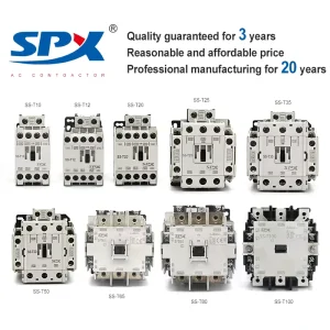 SS T20 AC 220V 3P 50/60Hz 20 32A General Electric Equipment Rail Electrical Silver AC Contactor 3p Magnetic