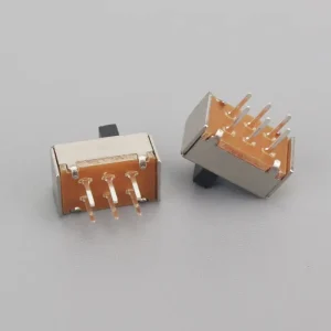 SS22E01G3 Double Row 6p Vertical 2P2T Toggle Slide DIP Switch Slide Switch 2 Position 2 Pin Miniature
