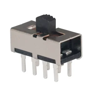 SS23D03 Vertical Toggle Switch Three Speed Slide Switches 250V 6A PA66 Quick Connect Terminal Customizable Design