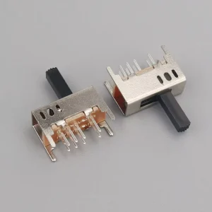 SS23D03G10 Toggle Switch 3 Position 8Pin Vertical Straight Handle Sliding Switch Flashlight Power Switch