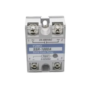 SSR 100DA Single Phase Solid State Relay DC Control AC SSR Switch